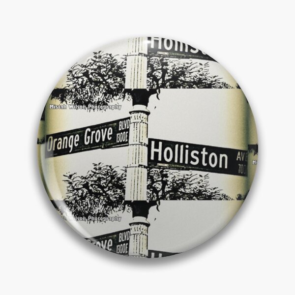 Item preview, Orange Grove Boulevard & Holliston Avenue, Pasadena, California by Mistah Wilson designed and sold by The Street Sign Store.