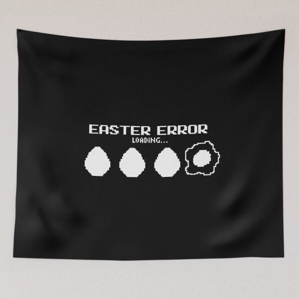 Item preview, Easter Error Loading Funny Pixel Design designed and sold by WildHugeDot.