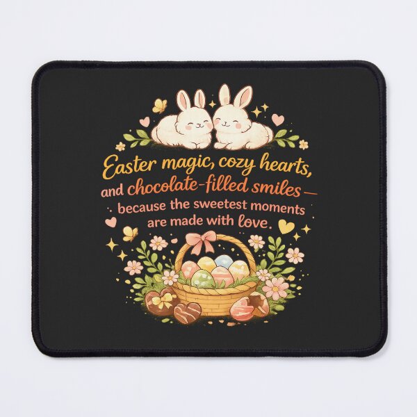 Item preview, Easter Magic Cozy Hearts & Chocolate Smiles | Cute Bunny Easter Aesthetic Gift designed and sold by warlistop.
