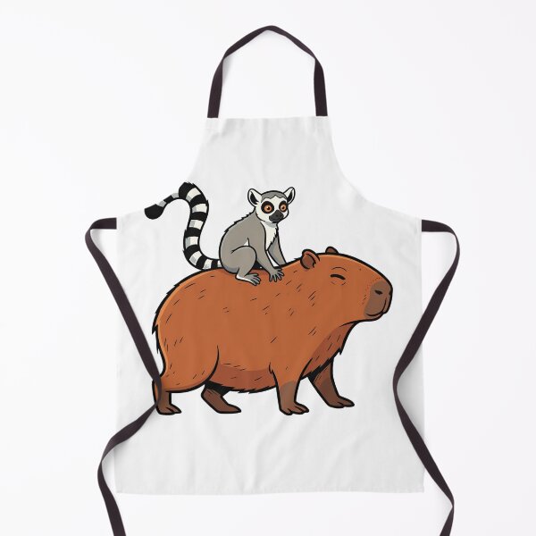Item preview, Cute Ring Tailed Lemur Riding A Capybara designed and sold by k3rstman1.