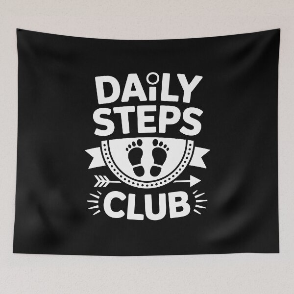 Item preview, Daily Steps Club Step Counter Pace designed and sold by MooonTees.