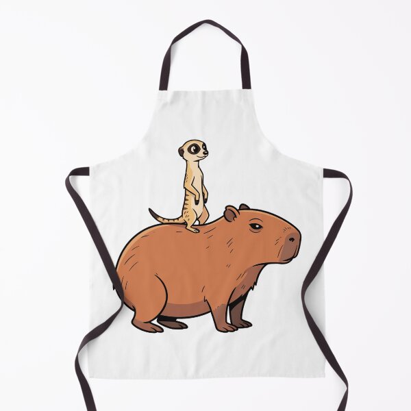 Item preview, Cute Meerkat Riding Capybara Cartoon Animal Friends designed and sold by k3rstman1.
