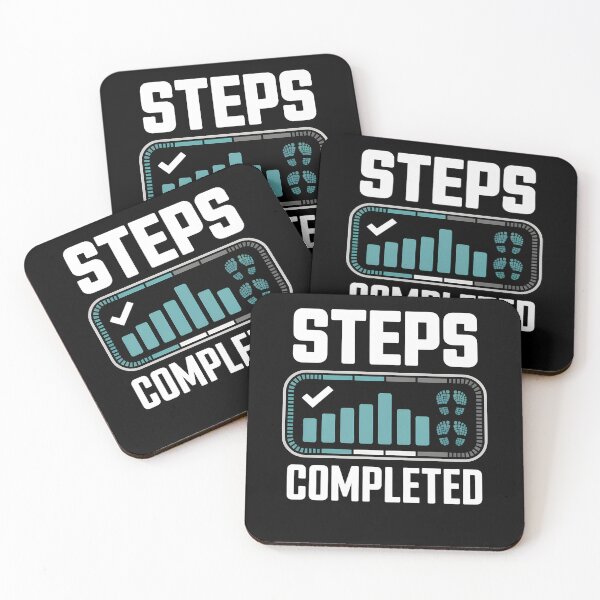 Item preview, Steps Completed Step Counter Pace designed and sold by MooonTees.