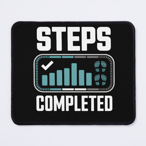 Item preview, Steps Completed Step Counter Pace designed and sold by MooonTees.
