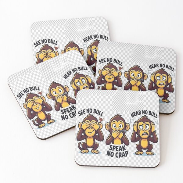Item preview, See no Speak no Hear no designed and sold by Sloganworksmerch.com.
