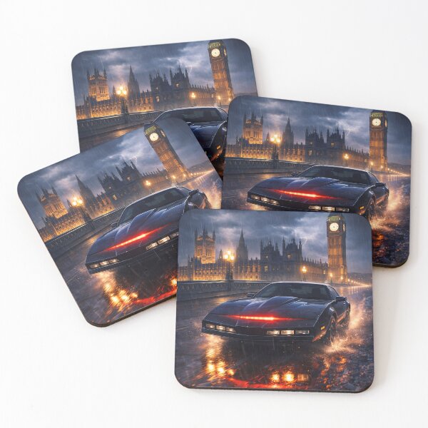 Item preview, Retro 80s KITT Car London Night Time  designed and sold by D S DESIGNS .