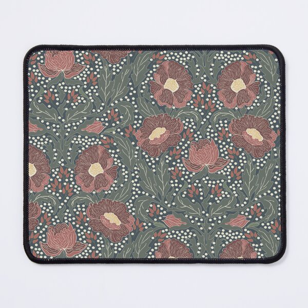 Item preview, Art Nouveau Inspired Moody Flowers designed and sold by Sateenery.