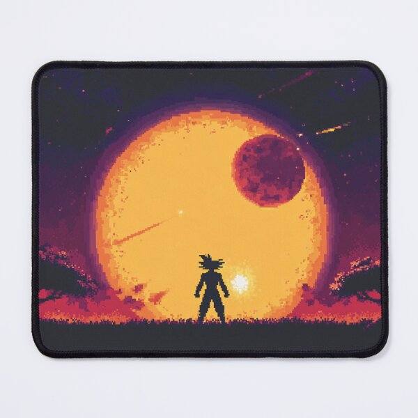 Item preview, Pixel Saiyan Spirit – Retro Anime Battle Artwork designed and sold by Pixel8Prints.