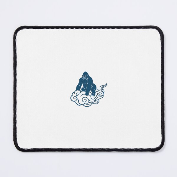 Item preview, The Cloud Cruiser : Minimalist Gorilla Riding a Celestial Cloud - Pocket Emblem designed and sold by j-touch-bold.