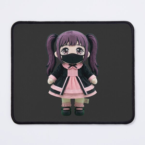 Item preview, Harajuku Doll Black Mask Goth Plush Style designed and sold by WAMTEES.