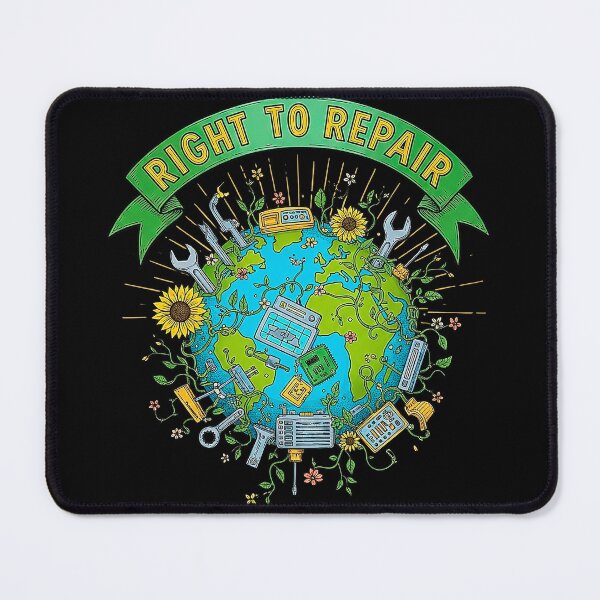Item preview, Retro Right to Repair Illustration designed and sold by SholoStudio.