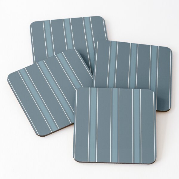 Item preview, Dark Gray Blue & Gray Blue Stripes designed and sold by KSimpson838.