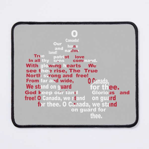 Item preview, Canada Heritage: National Anthem, Map & Flag Artistic Design designed and sold by JR78.