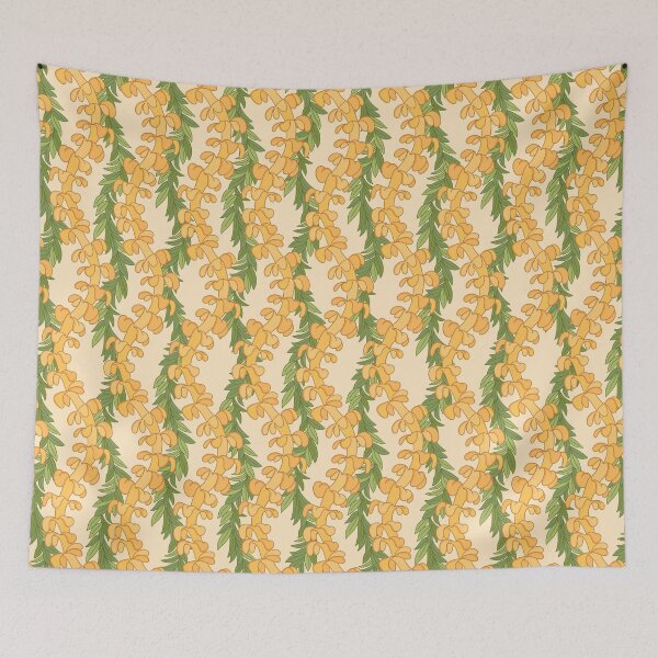 Item preview, Pakalana Flower Hawaiian Lei Pattern – Tropical Blooming Floral Design, Vintage Island Aesthetic designed and sold by Retro Street Studios.