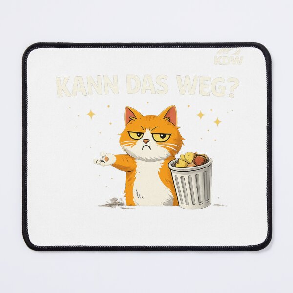 Item preview, Kann das weg Katze Shirt – Lustiges deutsches Meme T-Shirt mit Katze designed and sold by KostDesingWork.