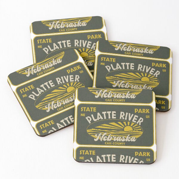 Item preview, Platte River State Park, Cass County, Nebraska, badge design designed and sold by Wanderful-roads.
