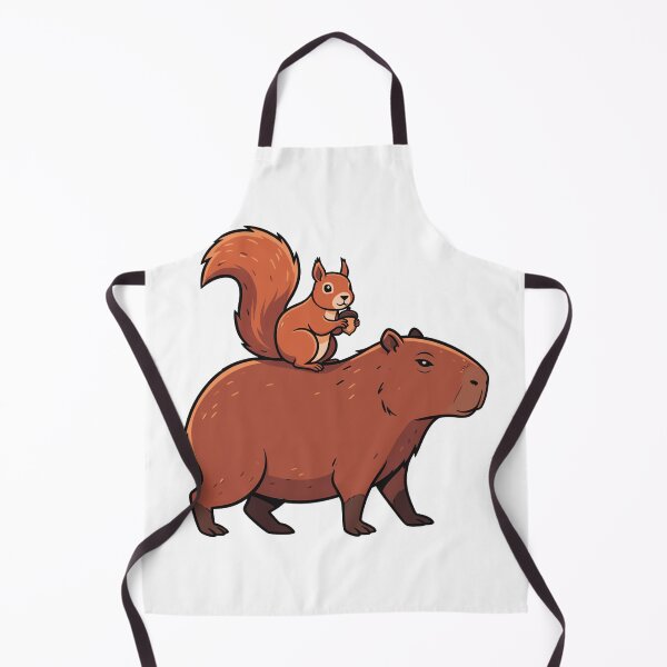 Item preview, Cute Capybara and Squirrel Animal Friendship designed and sold by k3rstman1.