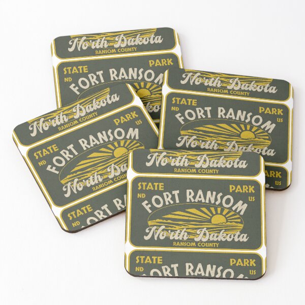 Item preview, Fort Ransom State Park, Ransom County, North Dakota, badge design designed and sold by Wanderful-roads.