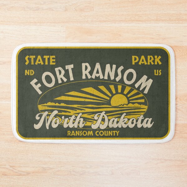 Item preview, Fort Ransom State Park, Ransom County, North Dakota, badge design designed and sold by Wanderful-roads.