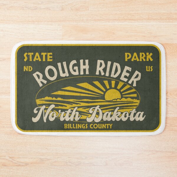 Item preview, Rough Rider State Park, Billings County, North Dakota, badge design designed and sold by Wanderful-roads.
