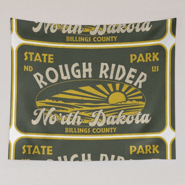 Item preview, Rough Rider State Park, Billings County, North Dakota, badge design designed and sold by Wanderful-roads.