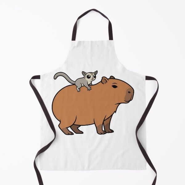Item preview, Cute Capybara and Sugar Glider Cartoon Duo designed and sold by k3rstman1.