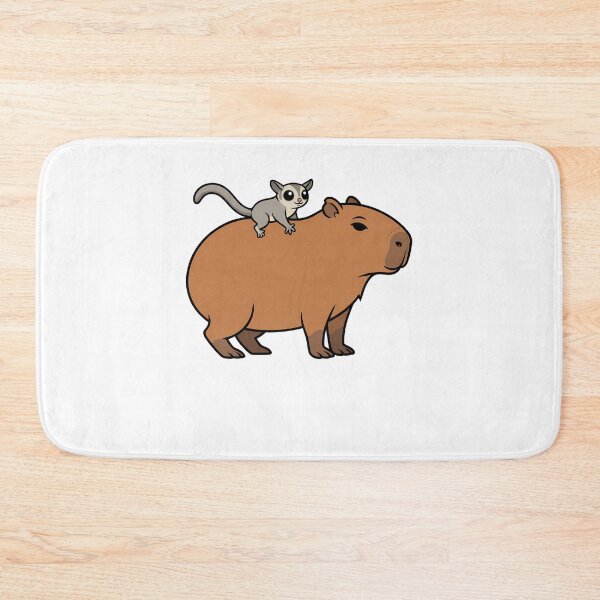 Item preview, Cute Capybara and Sugar Glider Cartoon Duo designed and sold by k3rstman1.