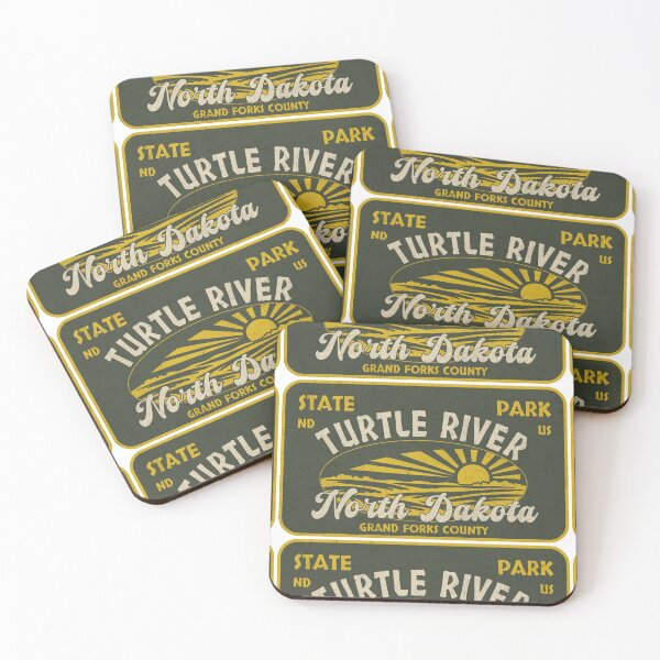Item preview, Turtle River State Park, Grand Forks County, North Dakota, badge design designed and sold by Wanderful-roads.