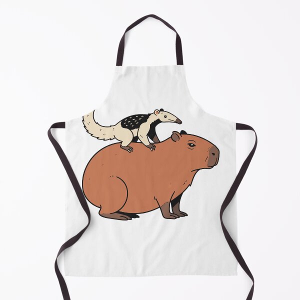 Item preview, Cute Tamandua Riding Capybara South American Animals designed and sold by k3rstman1.