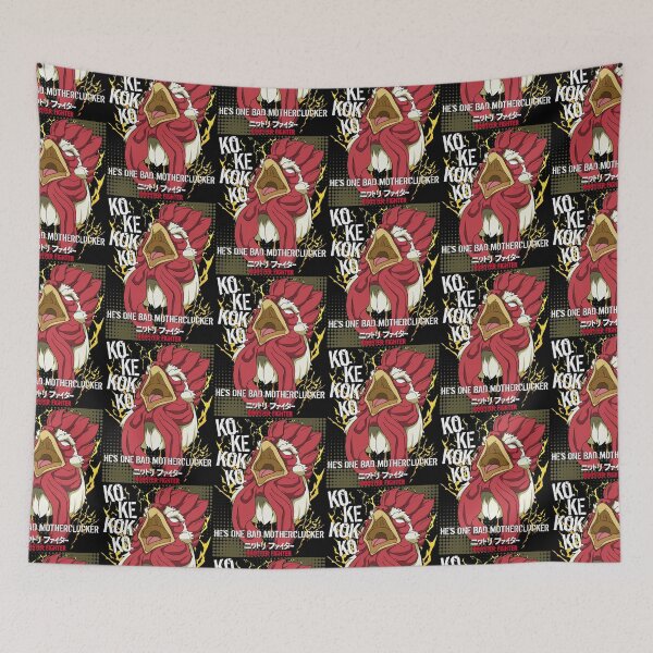 Item preview, Rooster Fighter Keiji KOKEKOKKO designed and sold by T-TEES Clothing.