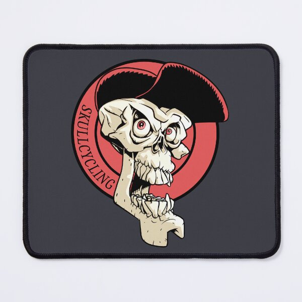 Item preview, Laughing cyclist's skull designed and sold by TomiAx.