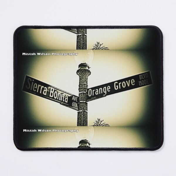 Item preview, Sierra Bonita Avenue & Orange Grove Boulevard, Pasadena, California by Mistah Wilson designed and sold by The Street Sign Store.