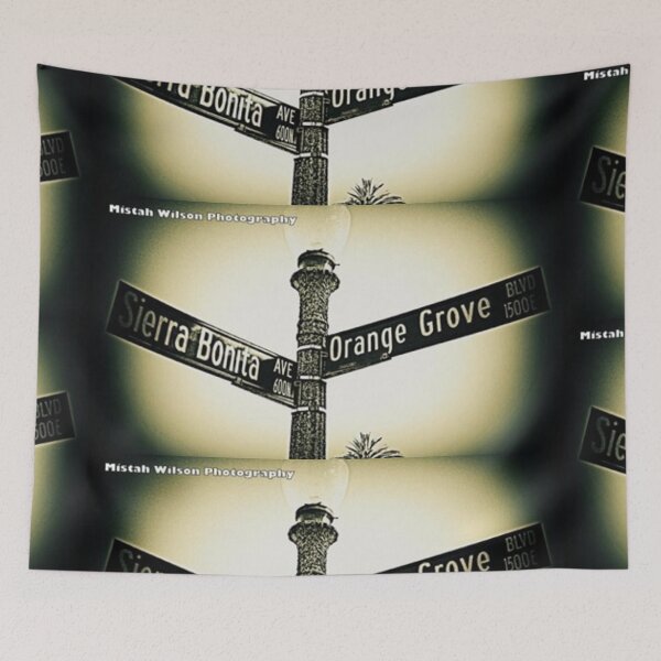 Item preview, Sierra Bonita Avenue & Orange Grove Boulevard, Pasadena, California by Mistah Wilson designed and sold by The Street Sign Store.