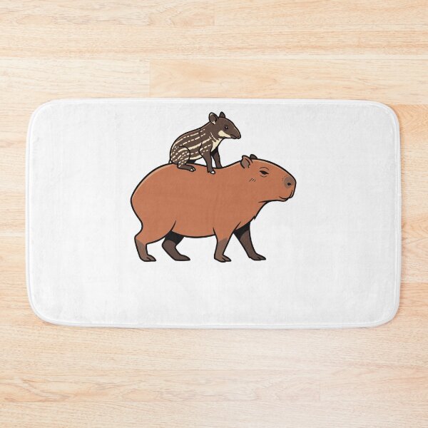 Item preview, Capybara and Tapir Calf Wildlife Friends designed and sold by k3rstman1.