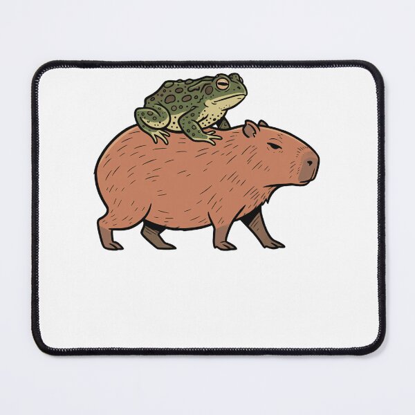 Item preview, Chill Capybara and Toad Nature Animal Friendship designed and sold by k3rstman1.