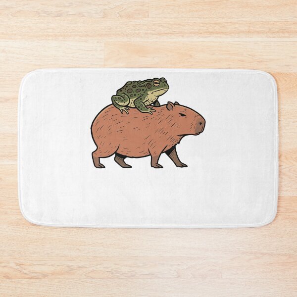 Item preview, Chill Capybara and Toad Nature Animal Friendship designed and sold by k3rstman1.