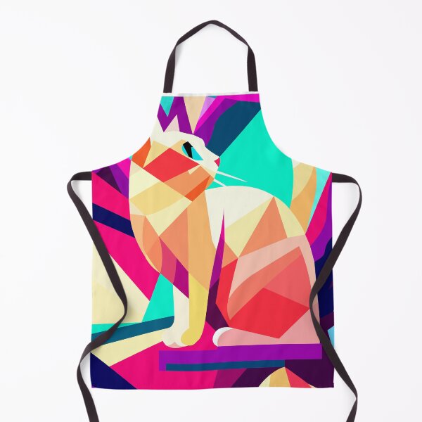 Item preview, Colorful geometric cat designed and sold by elife.ds.