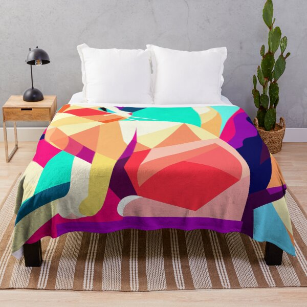 Item preview, Colorful geometric cat designed and sold by elife.ds.