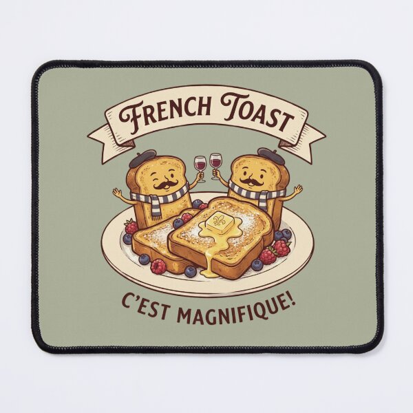 Item preview, Funny French Toast Pun C’est Magnifique Cute Brunch designed and sold by Milasneeze.