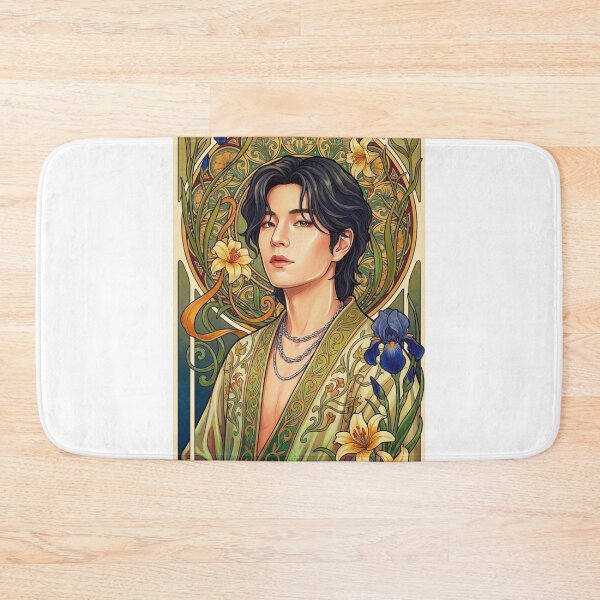Item preview, Seungmin in the Style of Mucha designed and sold by Solace Sparkles.