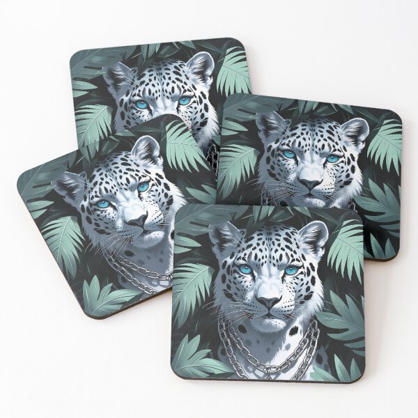 Item preview, white tiger with blue eyes in the jungle designed and sold by LioTou.