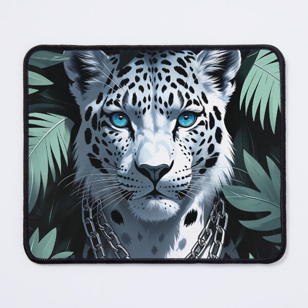 Item preview, white tiger with blue eyes in the jungle designed and sold by LioTou.