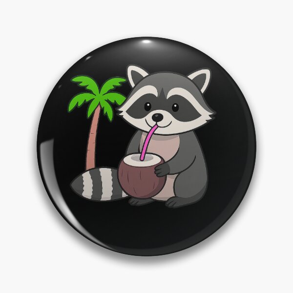 Item preview, Trashed Panda Drunk Raccoon Funny Illustration designed and sold by StaticMood.