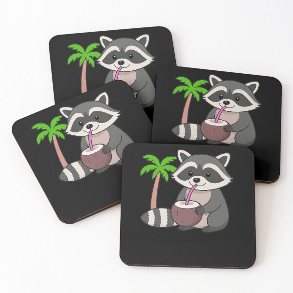 Item preview, Trashed Panda Drunk Raccoon Funny Illustration designed and sold by StaticMood.