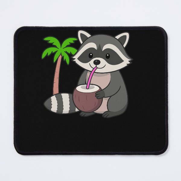 Item preview, Trashed Panda Drunk Raccoon Funny Illustration designed and sold by StaticMood.