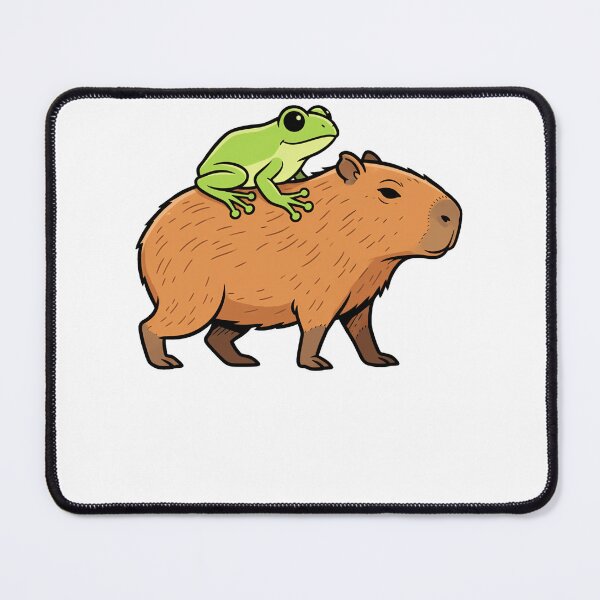 Item preview, Cute Capybara and Green Tree Frog designed and sold by k3rstman1.