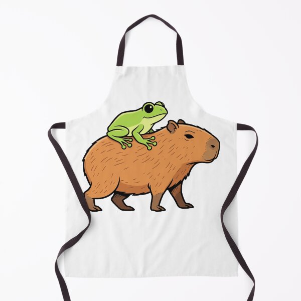 Item preview, Cute Capybara and Green Tree Frog designed and sold by k3rstman1.
