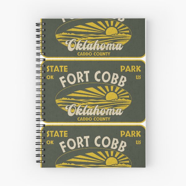 Item preview, Fort Cobb State Park, Caddo County, Oklahoma, badge design designed and sold by Wanderful-roads.