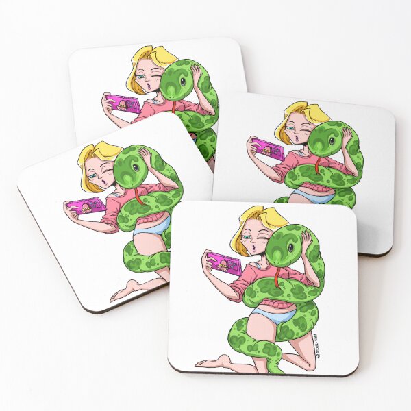 Item preview, Cute Girl with Snake Kawaii Aesthetic designed and sold by Pen-tacle84.