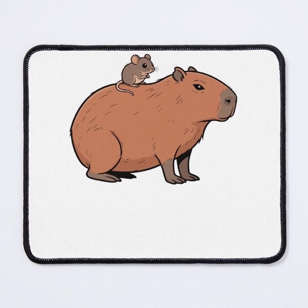 Item preview, Cute Capybara and Vole Rodent Friendship Scene designed and sold by k3rstman1.